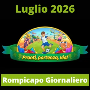 4 immagini 1 parola Rompicapo Giornaliero Luglio 2026 Pronti, partenza, via!